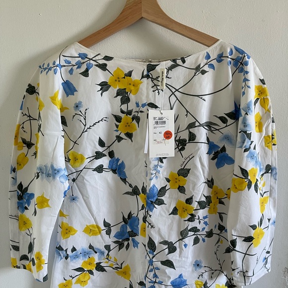 Salvatore Ferragamo floral shift dress NWT sz 42 - Picture 5 of 5